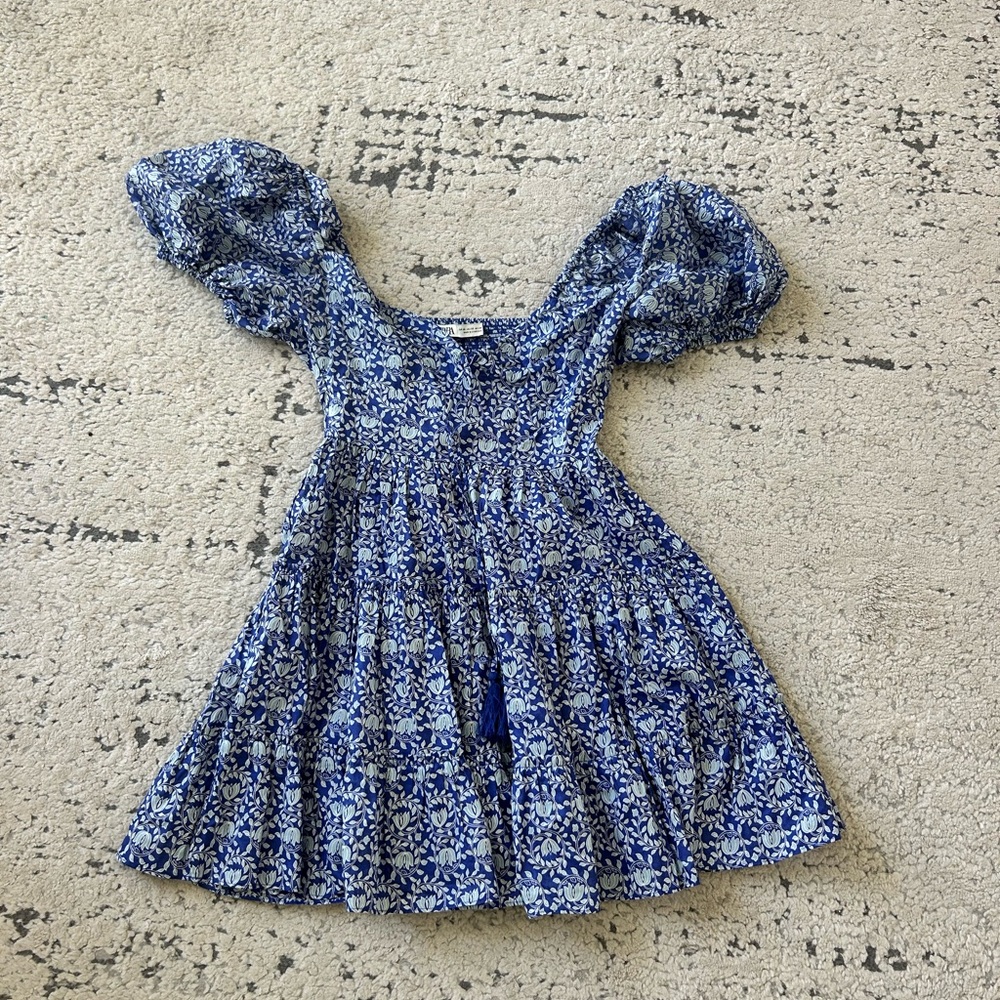 Zara Floral Mini Sundress